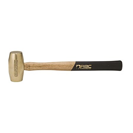 Abc Hammers Brass Hammer With 15-Inch Wood Handle, 5-Pound ABC5BW